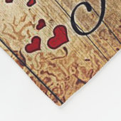 Geschenk für meinen Mann, Liebe Zitate Brief Fleecedecke (Ecke)