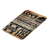 Geschenk für meinen Mann | Personalisierter Buchst Magnet (Linke Seite)