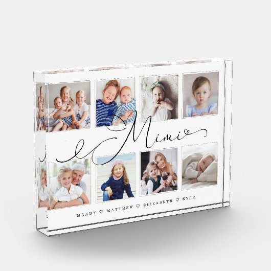 Geschenk für Mimi | Entenkinder - FotoCollage Fotoblock (Links)