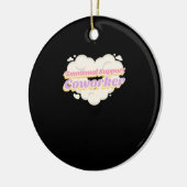 Geschenk für Mitarbeiter des E-Mail Office Keramik Ornament (Links)