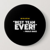 Geschenk für Mitarbeiter - Proud Boss Best Team Button (Vorderseite)