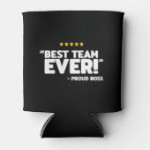 Geschenk für Mitarbeiter - Proud Boss Best Team Dosenkühler (Vorderseite)
