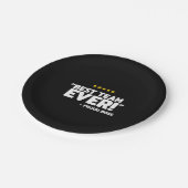 Geschenk für Mitarbeiter - Proud Boss Best Team Pappteller (Schrägansicht)