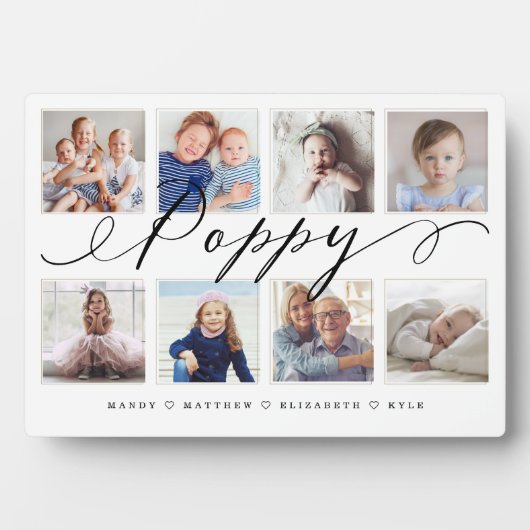 Geschenk für Mohn | Entenkinder - FotoCollage Fotoplatte (Vorderseite)