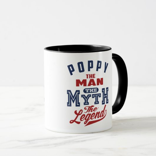 Geschenk für Mohn Tasse (VorderseiteRechts)