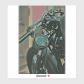 Geschenk für Motorräder Aufkleber (Blatt)