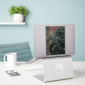 Geschenk für Motorräder Aufkleber (Laptop auf Schreibtisch)