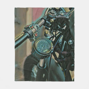 Geschenk für Motorräder Fleecedecke