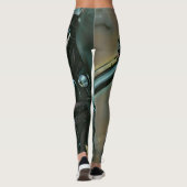 Geschenk für Motorräder Leggings (Rückseite)
