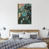 Geschenk für Motorräder Leinwanddruck (Insitu (Schlafzimmer))
