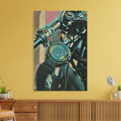 Geschenk für Motorräder Leinwanddruck (Insitu (Wohnzimmer))