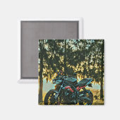 Geschenk für Motorräder Magnet (Vorderseite/Rückseite)