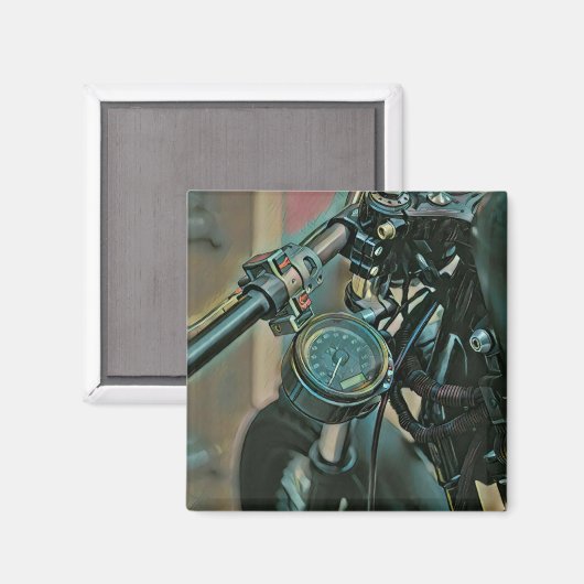 Geschenk für Motorräder Magnet (Vorderseite/Rückseite)