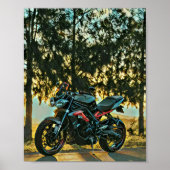 Geschenk für Motorräder Poster (Vorne)