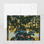Geschenk für Motorräder Postkarte (Vorne/Hinten)
