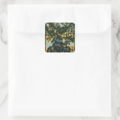 Geschenk für Motorräder Quadratischer Aufkleber (Tasche)