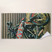 Geschenk für Motorräder Strandtuch (Vorderseite)