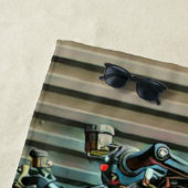 Geschenk für Motorräder Strandtuch (Beispiel)