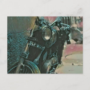 Geschenk für Motorradfahrer Postkarte