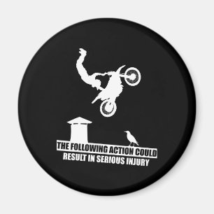 Geschenk für Motorradfahrer von Motocross-Motorräd Magnet