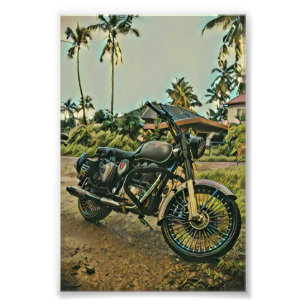 Geschenk für Motorradliebhaber Fotodruck
