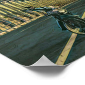 Geschenk für Motorradliebhaber Poster (Ecke)