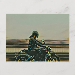 Geschenk für Motorradliebhaber Postkarte