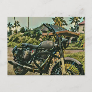 Geschenk für Motorradliebhaber Postkarte