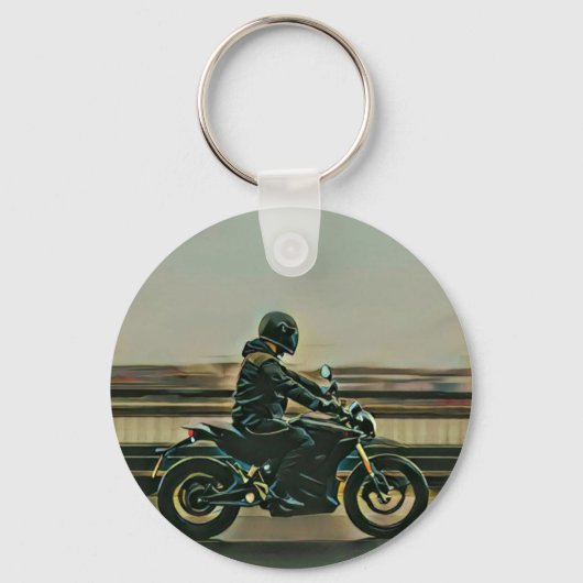 Geschenk für Motorradliebhaber Schlüsselanhänger (Vorderseite)