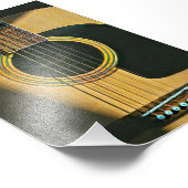 Geschenk für Musikergitarrist Fotodruck (Ecke)