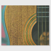 Geschenk für Musikergitarrist Geschenkpapier (Flach)
