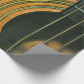 Geschenk für Musikergitarrist Geschenkpapier (Ecke)