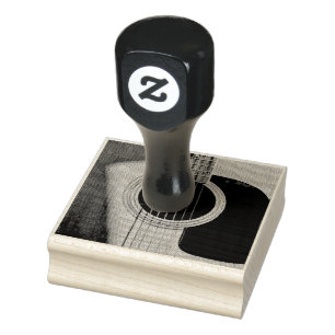 Geschenk für Musikergitarrist Gummistempel