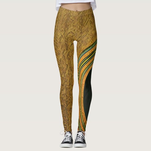 Geschenk für Musikergitarrist Leggings (Vorderseite)