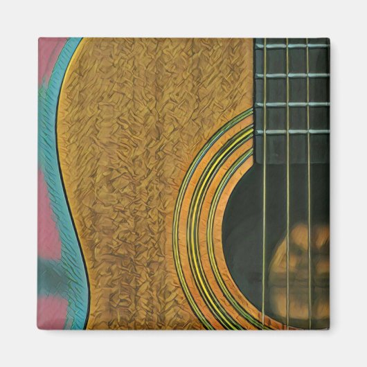 Geschenk für Musikergitarrist Magnet (Vorne)