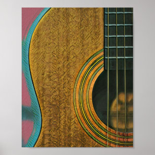 Geschenk für Musikergitarrist Poster