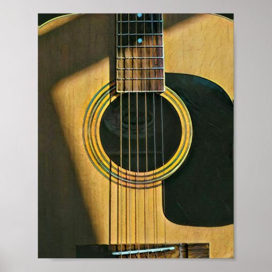 Geschenk für Musikergitarrist Poster (Vorne)