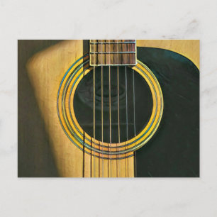 Geschenk für Musikergitarrist Postkarte