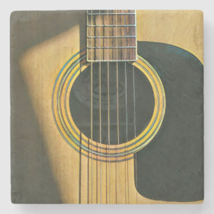 Geschenk für Musikergitarrist Steinuntersetzer