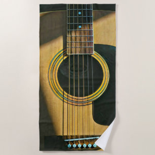 Geschenk für Musikergitarrist Strandtuch