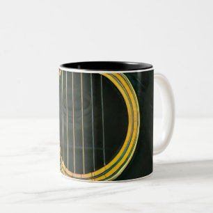 Geschenk für Musikergitarrist Zweifarbige Tasse