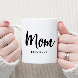 Geschenk für Mutter im Jahr der Gründung als neue Kaffeetasse