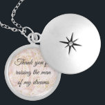 Geschenk für Mutter im Recht Danke, dass du den Me Medaillon<br><div class="desc">Vielen Dank,  dass Sie den Mann meiner Träume Sprichwort auf einer silbernen Uhrenkette ist die perfekte Stimmung,  um Ihre zukünftige Mutter im Recht oder Mutter im Recht geben. Sie wird es schätze!</div>