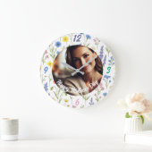 Geschenk für Mutter Muttertag im Foto Große Wanduhr (Zuhause)