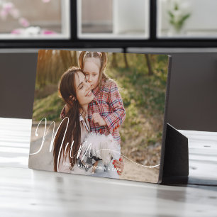 Geschenk für Mutter Muttertag Volles Foto Mama-Scr Fotoplatte