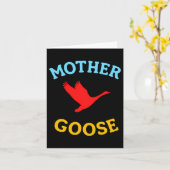 Geschenk für Mutter Niedliche Lustige Mutter Gans Karte (Gelbe Blume)