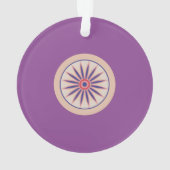 Geschenk für Mutter, Schwester, Tochter, Freundin Ornament (Rückseite)
