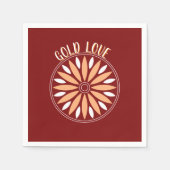 Geschenk für Mutter, Schwester, Tochter, Freundin, Serviette (Vorderseite)