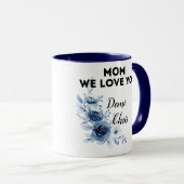 Geschenk für Mutter Tasse mit Kindernamen (VorderseiteRechts)