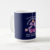 GESCHENK FÜR MUTTER VATER SCHWESTER BRUDER CHEF LE KAFFEETASSE (Vorderseite Links)